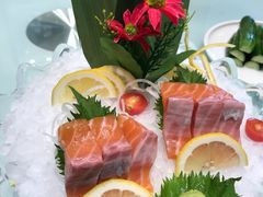 三文鱼刺身-新海渔港·胶东海鲜家常菜·家宴(奥体中心店)