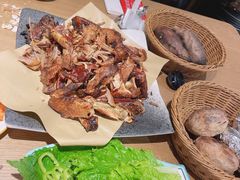 -民窑私烤土窑坑烤大公鸡