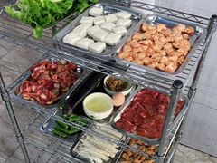 自助取餐区-陈小肠自助火盆烧烤(海门渔村美食街店)