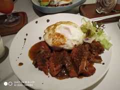 黑椒带骨猪排双蛋饭-柠檬树茶餐厅(海雅缤纷城店)