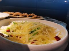 香菜梗炝土豆丝-绿茶餐厅(天津天河城店)