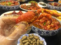 咸蛋黄锅巴龙虾-骄傲de小龙虾 · 全羊馆(新北万达店)