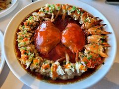 黑豚肉饼蒸膏蟹-阿明小菜·海鲜·上海菜(梅陇店)