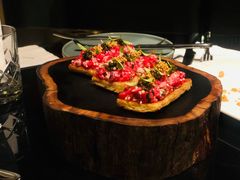 和牛肉塔塔-wann lounge 低温慢煮牛排·清吧