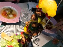 凯撒炭烤鸡肉串-蜜桃花开·中西融合菜E&W(南长街店)