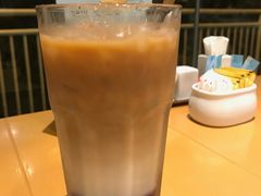 冰蝶豌豆拿铁-地中海休闲餐厅