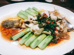 青花椒蒸笋壳鱼-猪肉婆私房菜(容桂总店)