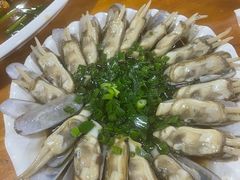 葱油蛏子-温州一家人美食(西木头市店)
