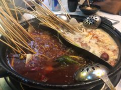 香菜牛肉-正宗钢管厂五区·小郡肝火锅·串串香(商品街总店)