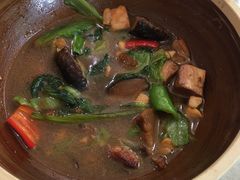 生菜海参蹄筋煲-品鱼庄酒家(新世界大酒店店)