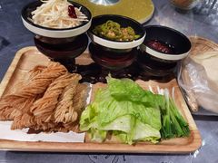 烙馍卷馓子-谷雨春红烧鲤鱼(经三路店)