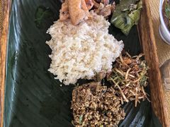 苤菜猪干巴-mamalao老挝烤肉糯米饭