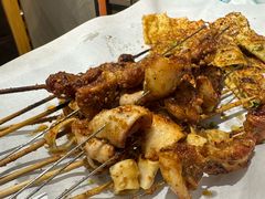 烤金钱骨-特色油边心管烤串