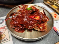 -草家酱蟹炭火烤肉店(珲春南路二店)