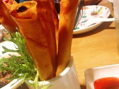虾仁春卷-蜀宴小调·精致家常菜(科华店)
