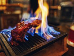 美式燃火烤肋排-风与炭BBQ户外火锅烧烤(成都群光君悦酒店)