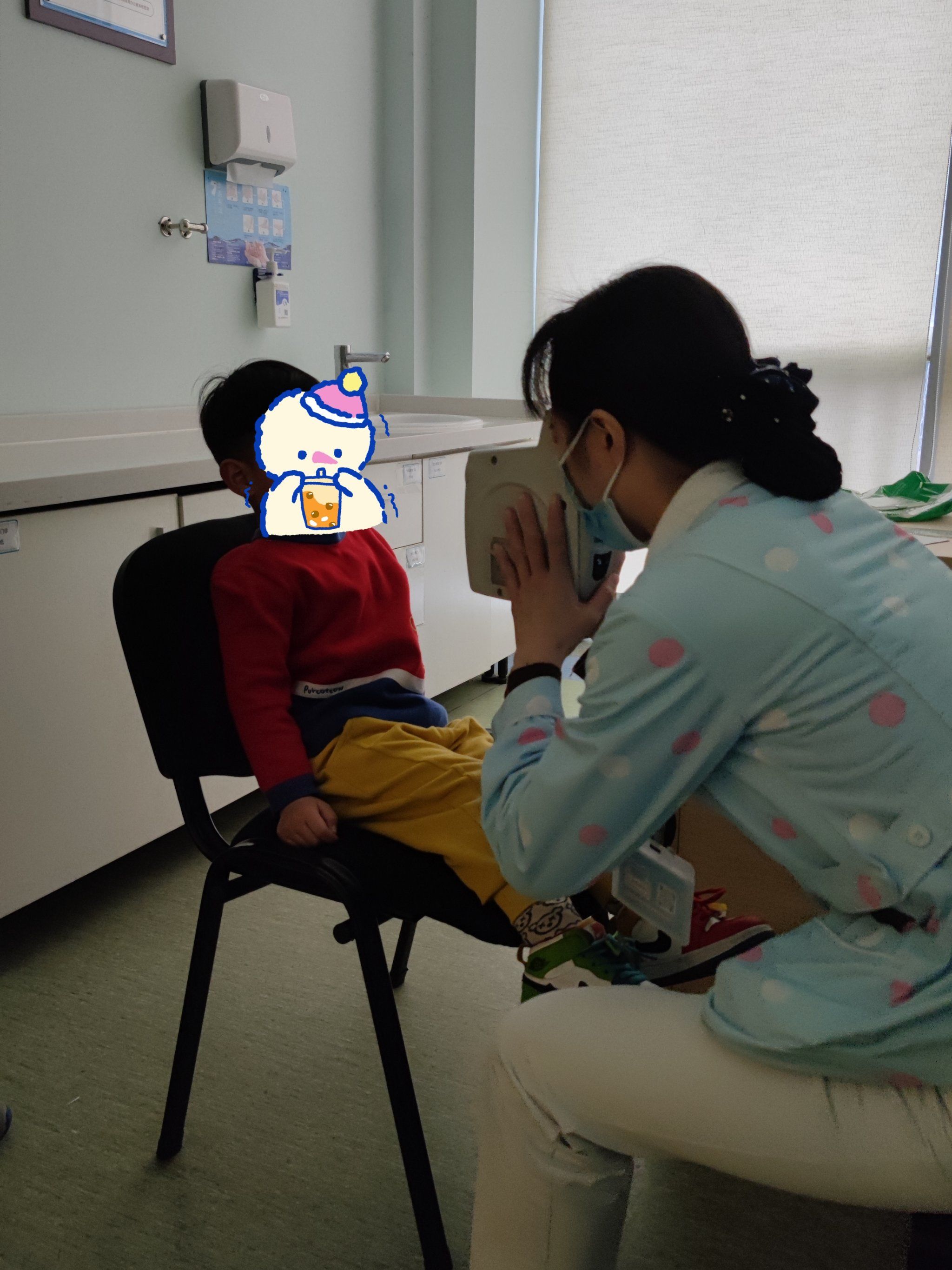 儿子的第一次体检