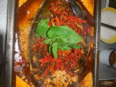 重庆豆花烤鱼-探鱼·鲜青椒爽麻烤鱼(北京路天河城店)