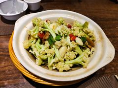 小炒有机菜花-宋庄魁元艺术餐厅