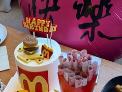 -芒果与甜纯动物奶油蛋糕&甜品台定制