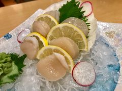 活扇贝刺身-昱匠·日本料理(金融街店)