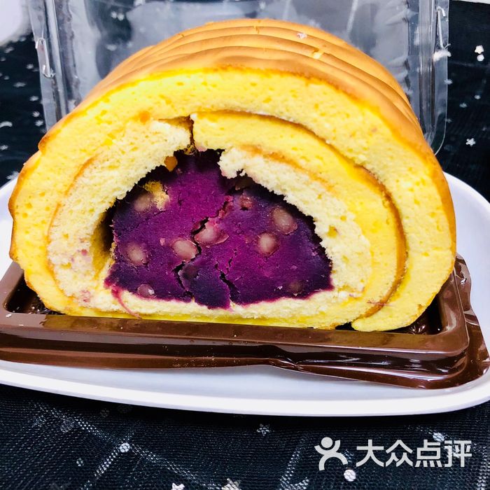 栗记麦香坊紫薯虎皮卷图片-北京面包甜点-大众点评网