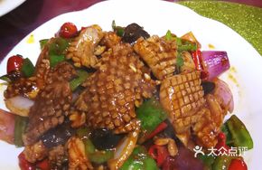 Spicy Squid and Pork Kidney Stir-fry