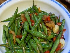 四季豆爆炒油渣-铭厨特色家常菜(金色溪泉湾店)