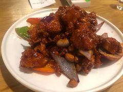 椒香虾仁爆鸡球-陈傻子餐厅(世纪都会店)