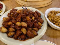 黑蒜子牛肉粒-陈傻子餐厅(世纪都会店)
