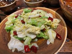炝炒圆白菜-懒人盐府人家(安贞店)
