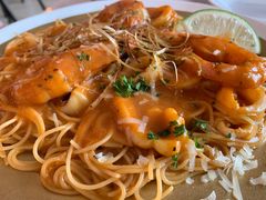 鲜虾浓汁天使面-The Rug Cafe(王府中环店)