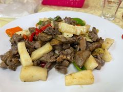 瓜酸炒鸡杂-南沙辉记烧鸡·荔枝木炭火吊烧(旧镇店)