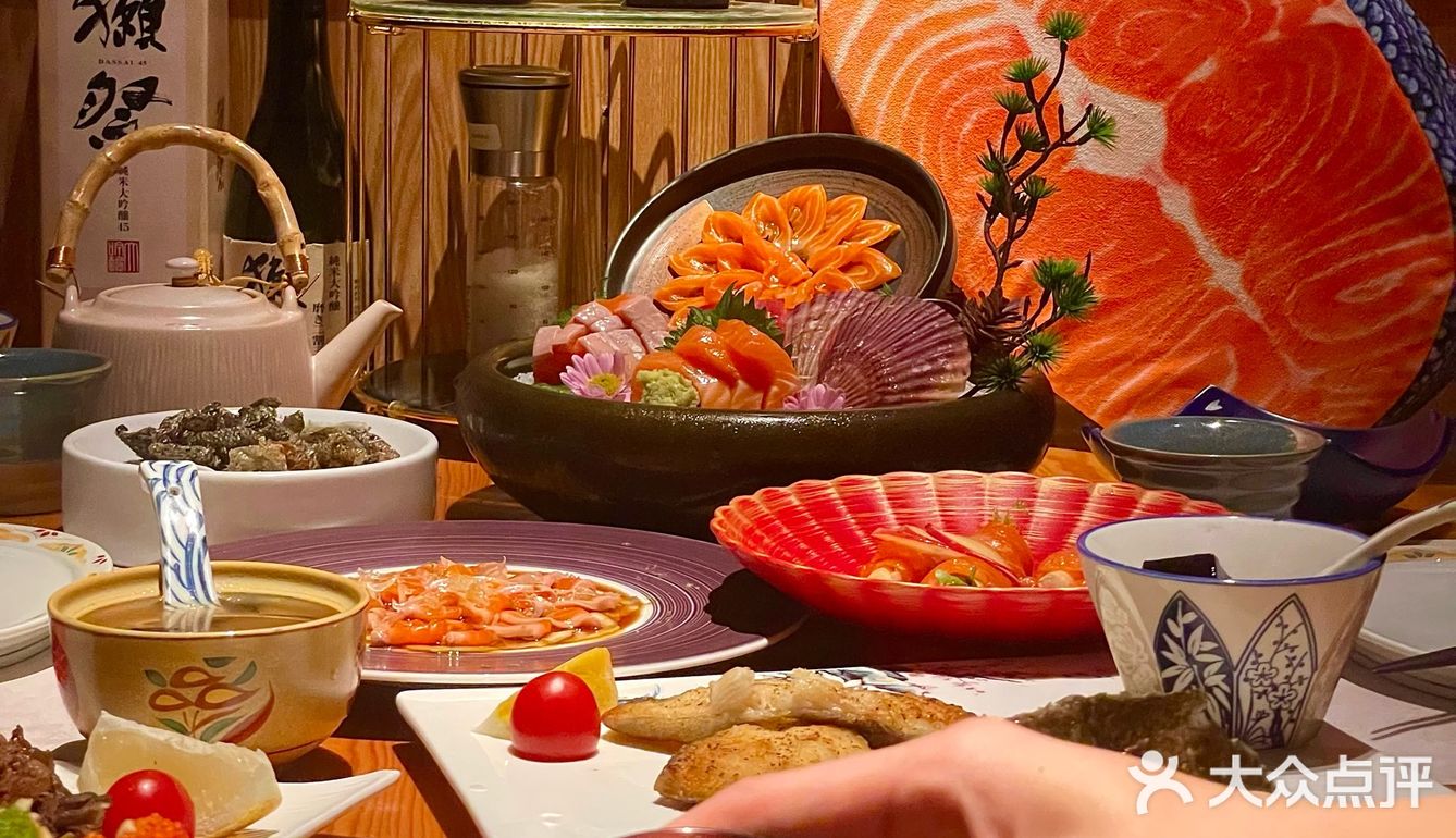 广州融合菜真是卧虎藏龙🍣新疆三文鱼🐟正❗️
