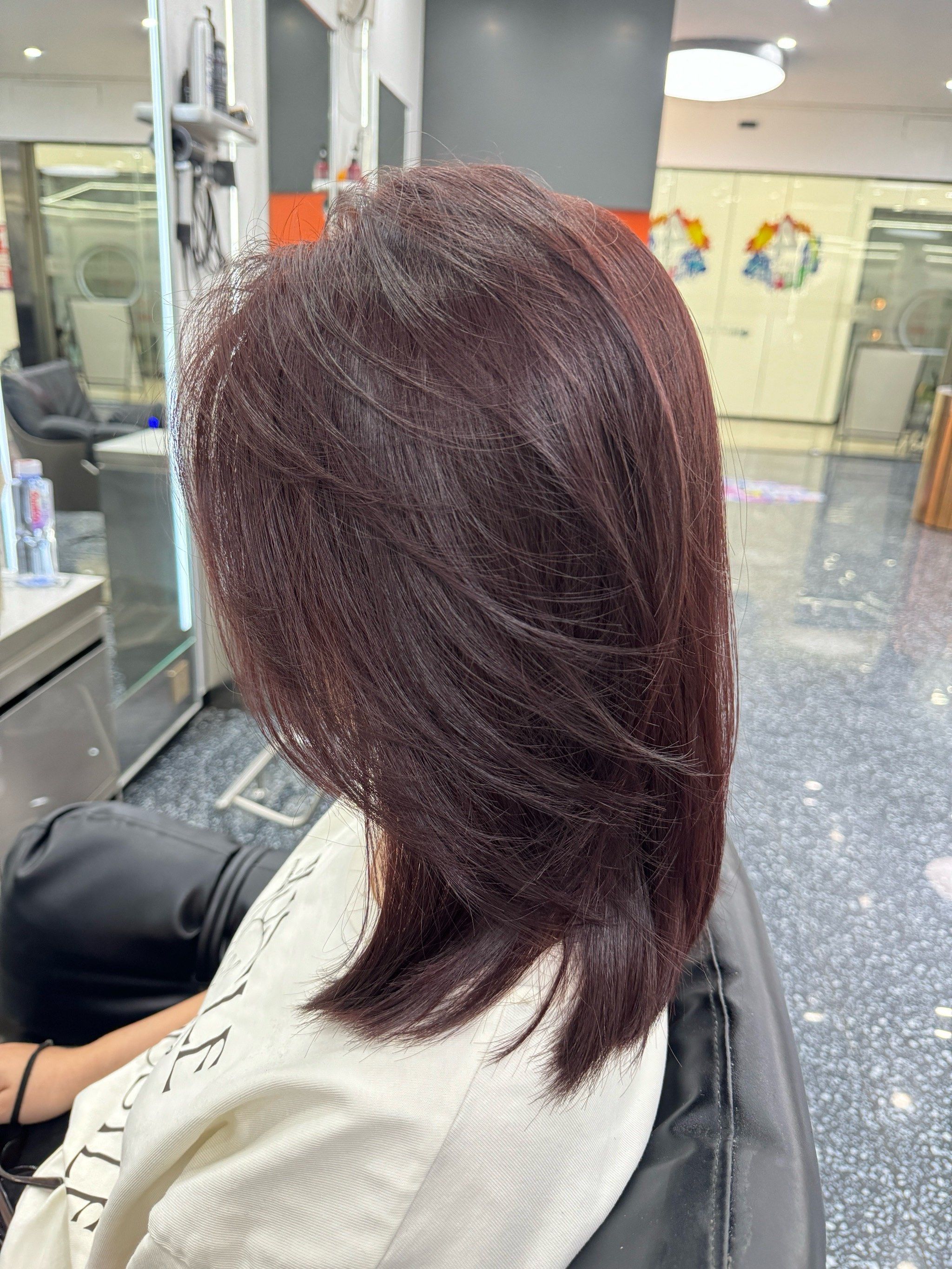 神仙发色树莓色系