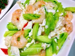 脆瓜鲜虾炒芙蓉-包子大王(新泽巷店)