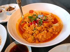 有机花菜烧番茄-悦轩中餐厅·高空江景·杭州柏悦酒店