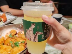 青柠柚子汁-绿茶餐厅(昌平悦荟店)