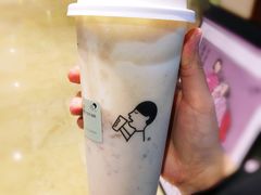 芋泥波波茶2.0-喜茶(上海兴业太古汇店)