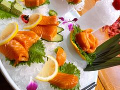 三文鱼刺身-新海渔港·胶东海鲜家常菜·家宴(奥体中心店)