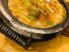石锅自磨黑豆腐-粤仔湾砂锅粥(滨湖万达店)
