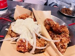 炸鸡翅一半一半-富乐满韩国正宗炸鸡韩国料理(虹泉路店)