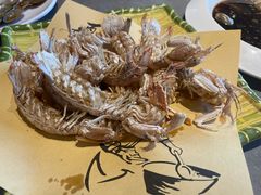 椒盐带膏皮皮虾-佬太公海鸭·海鲜大排档(上海总店)