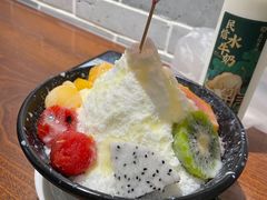 鲜果什锦面绵绵冰-民信老铺(双皮奶博物馆店)