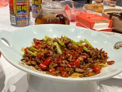 小炒黄牛肉-饭怕鱼(阳光100店)