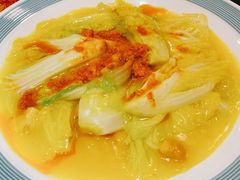 蟹黄栗子娃娃菜-天和晟新京菜.水煮鱼.湘土菜(国展店)