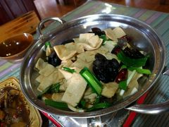 干锅千叶豆腐-纳兰傣雀傣味餐厅