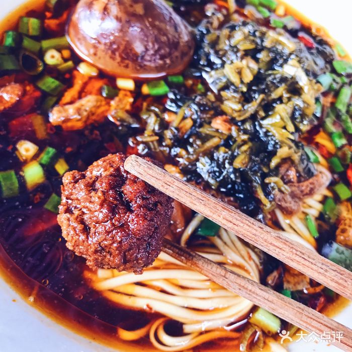 阿二面馆-贡丸狮子头汤面图片-湖州美食-大众点评网