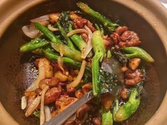 砂锅芥兰啫啫双肠-汤城小厨•粤菜•靓汤(苏州街店)