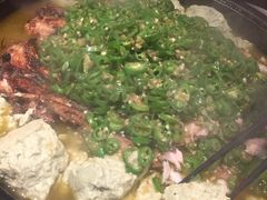 翡翠青椒烤黔鱼-烤匠麻辣烤鱼(环球中心店)